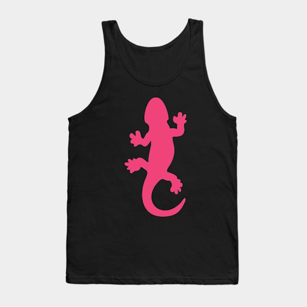 Pink Lizard Tank Top by XOOXOO